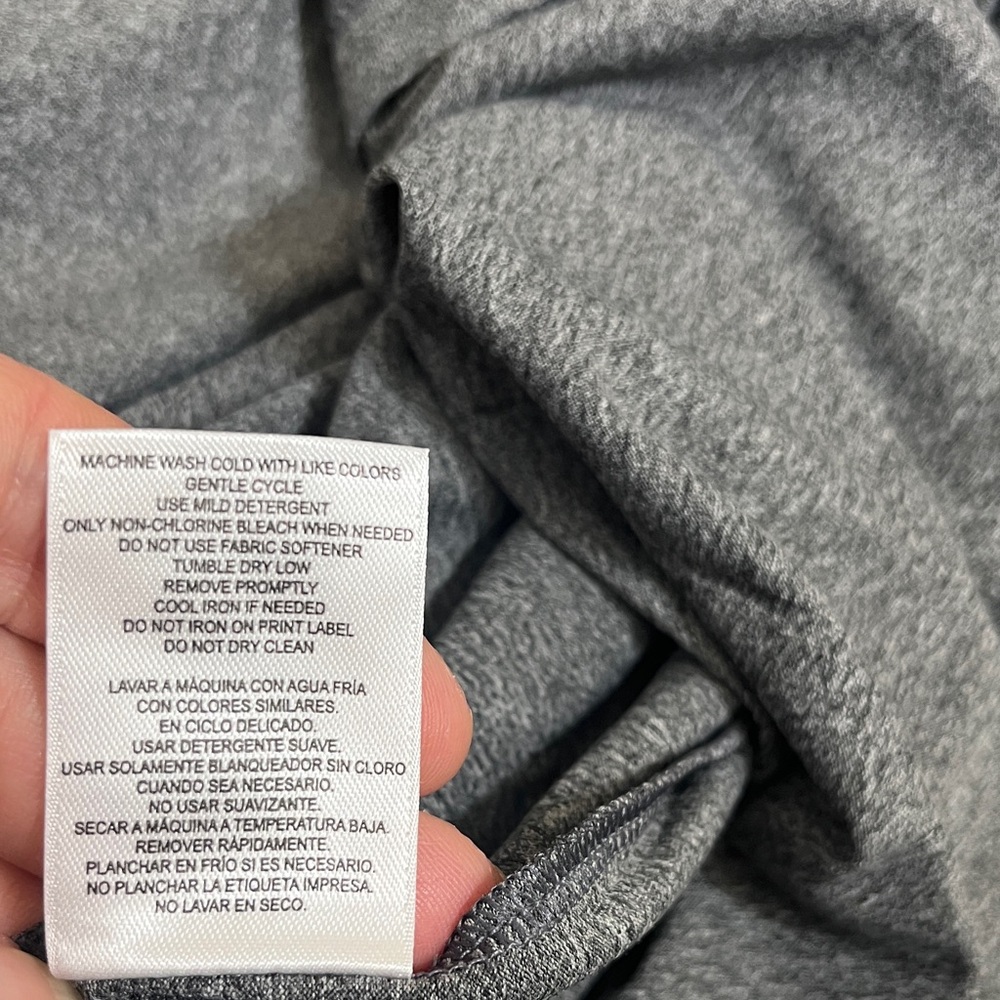 NWT 32 Degrees Cool Grey Sleepwear Long Sleeve Tee - Picture 7 of 11